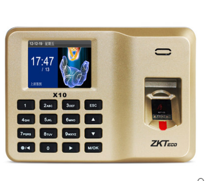 zkteco中控智慧X10指纹考勤机 指纹式打卡机 上班签到机指纹机