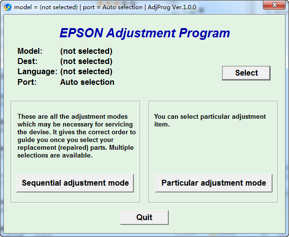 EPSON L551清零软件 L558 L358 L365 L111 L303 L363 L313 打印机清零软件