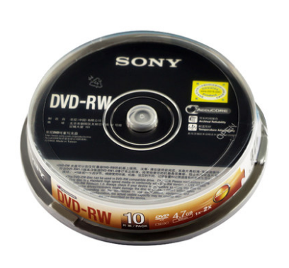 索尼可擦写刻录盘 sony dvd-rw dvd+rw宜昌刻录光盘可重写光盘DVD空白盘